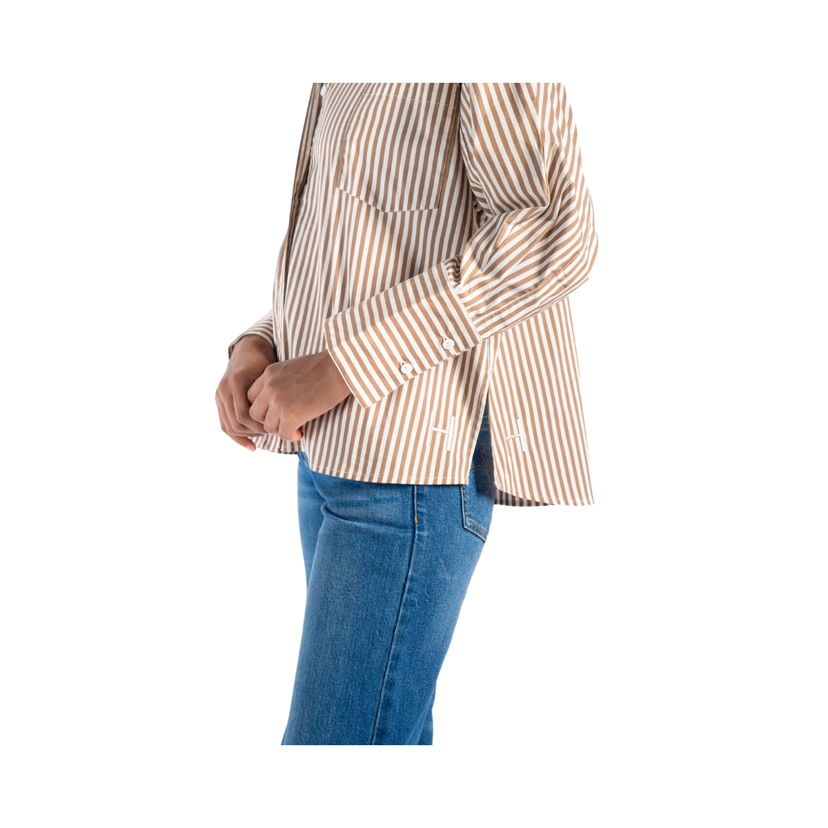 Lilly Shirt - Brown Wren