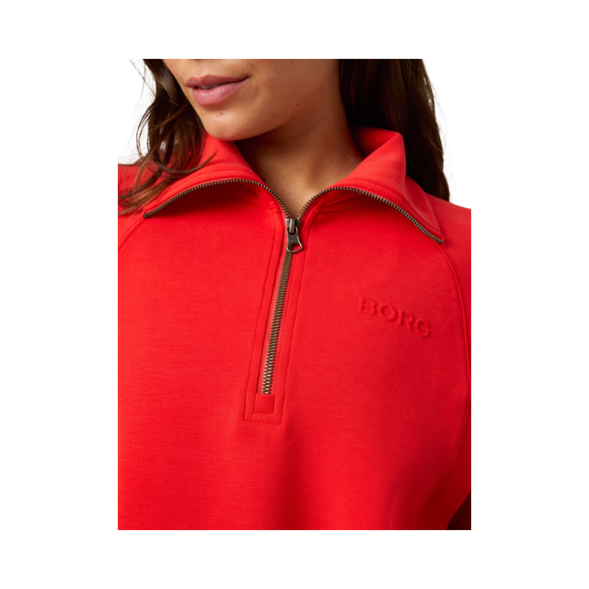 Studio Soft Halfzip Sweatshirt - Flame Scarlet