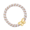 Fat Hair Tie W/Gold - Cotton Candy Mix W/Butterfly