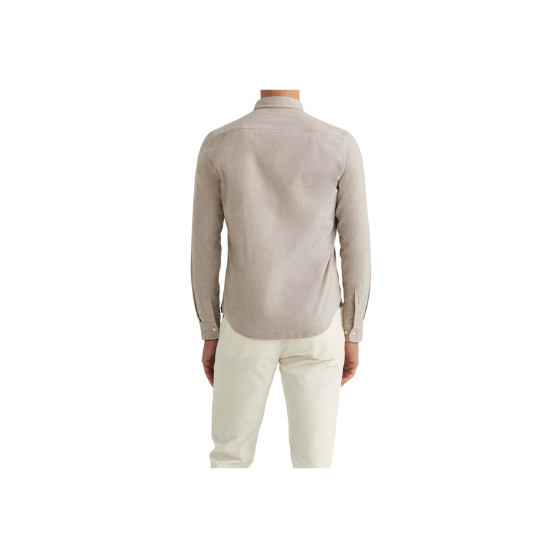 Watts Flannel Shirt - Slim Fit - Beige
