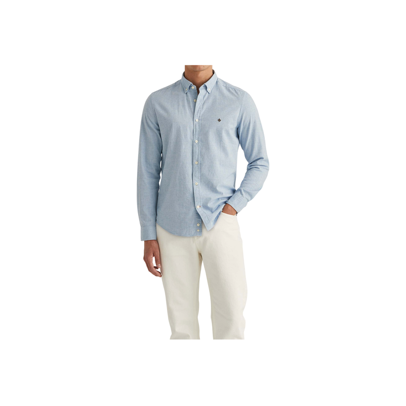 Watts Flannel Shirt - Slim Fit - Blue