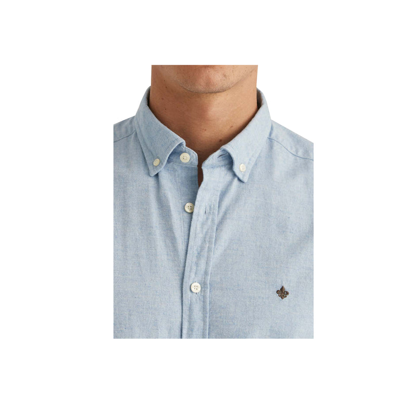 Watts Flannel Shirt - Slim Fit - Blue
