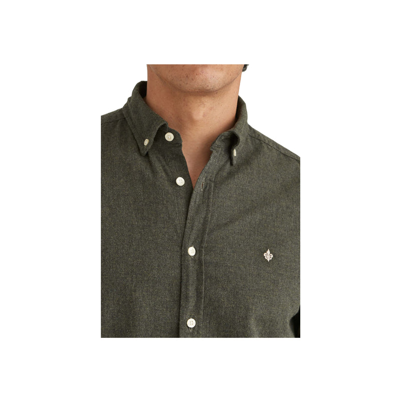 Watts Flannel Shirt - Slim Fit - Green