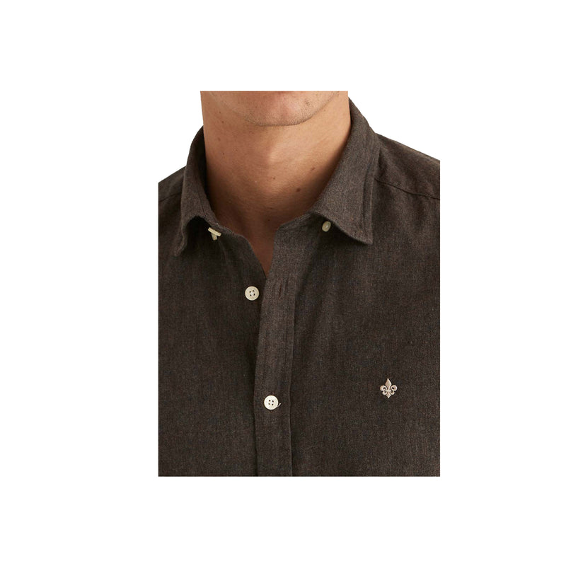 Watts Flannel Shirt - Slim Fit - Brown