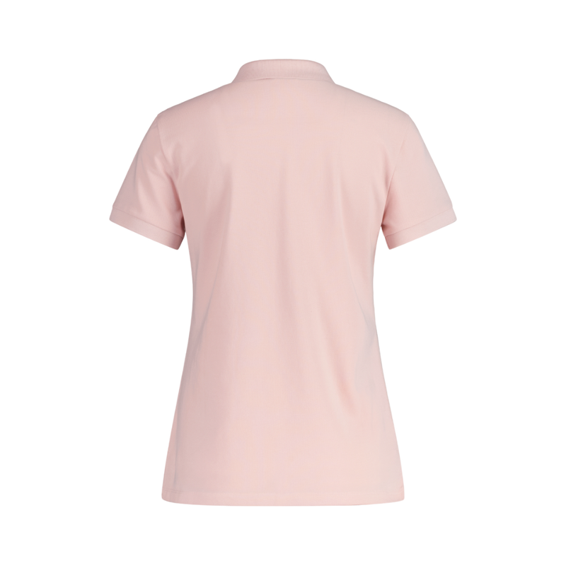 Slim Shield Cap Sleeve Pique Polo - Pink