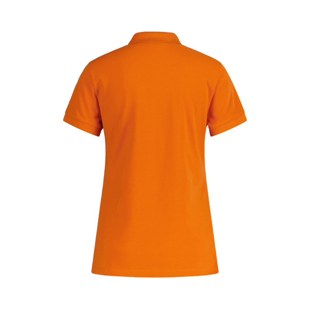 Slim Shield Cap Sleeve Pique Polo - Orange