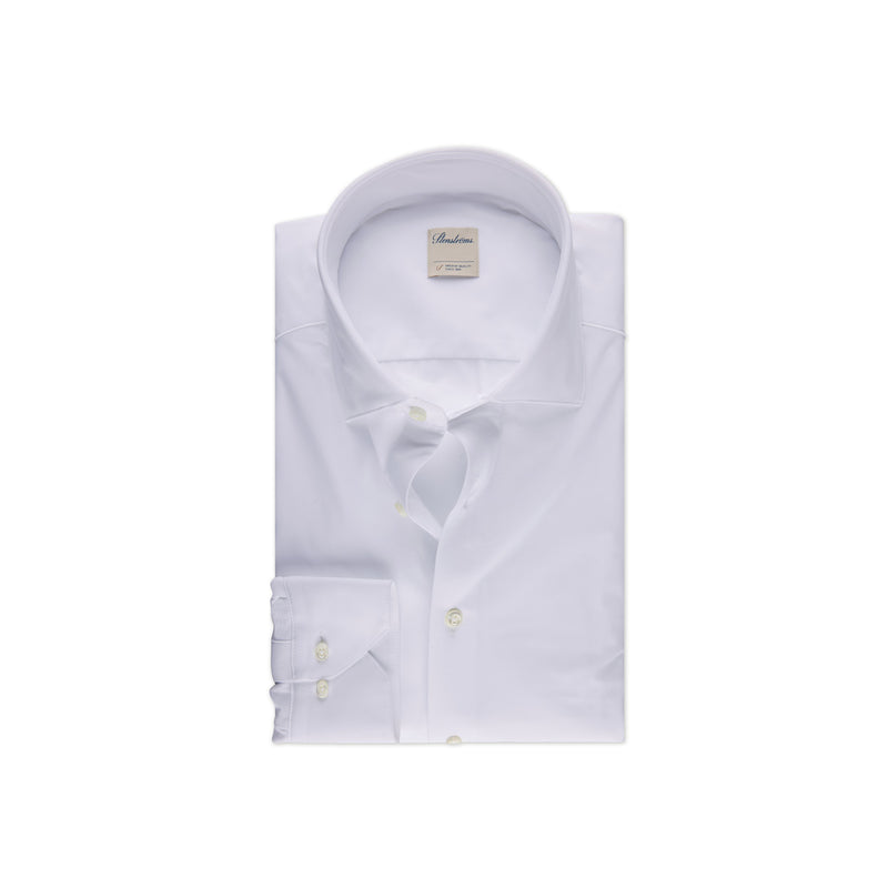 Jersey shirt, Slimline,71 RC cuff - White