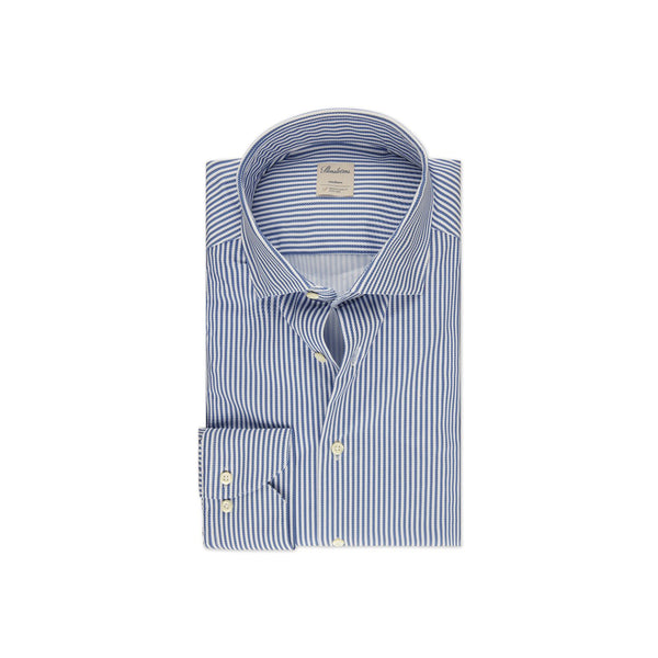 Jersey shirt, Slimline,71 RC cuff - Blue