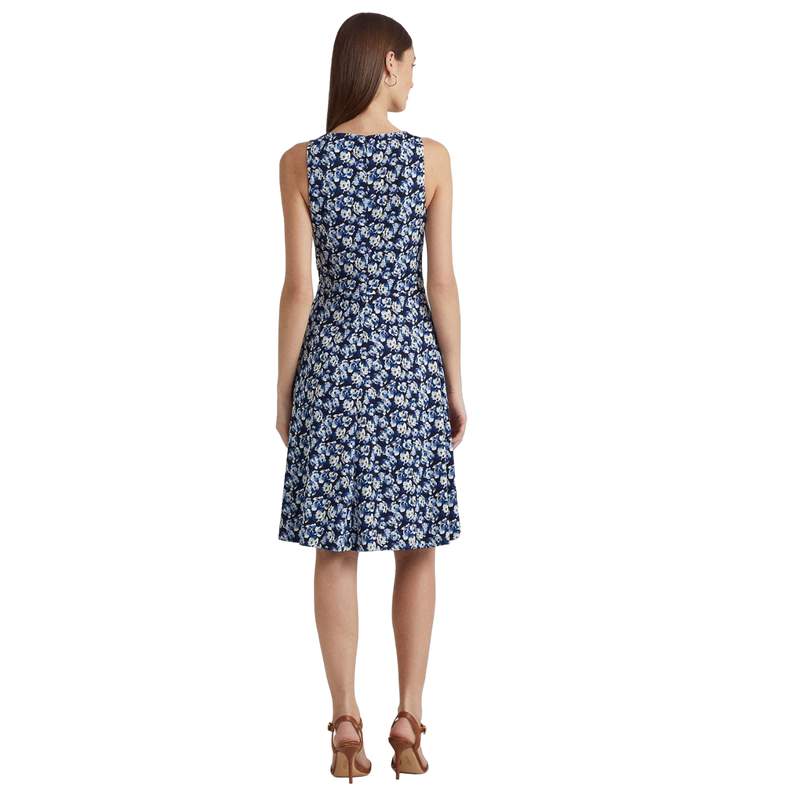 Afara Sleeveless Day Dress - 001 BLUE MULTI