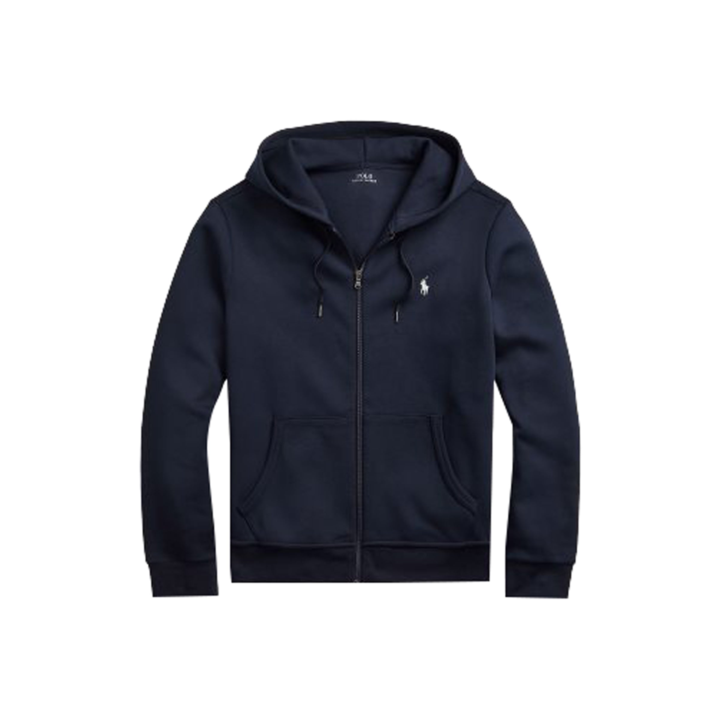 Double-Knit Full-Zip Hoodie - 002 Aviator Navy