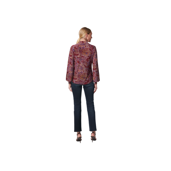 Kathlinda Long Sleeve Pullover - Red