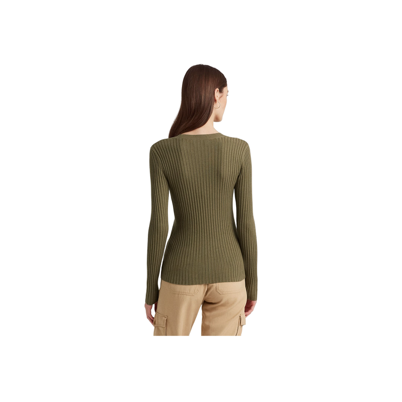 Sesalay Long Sleeve Pullover - Green