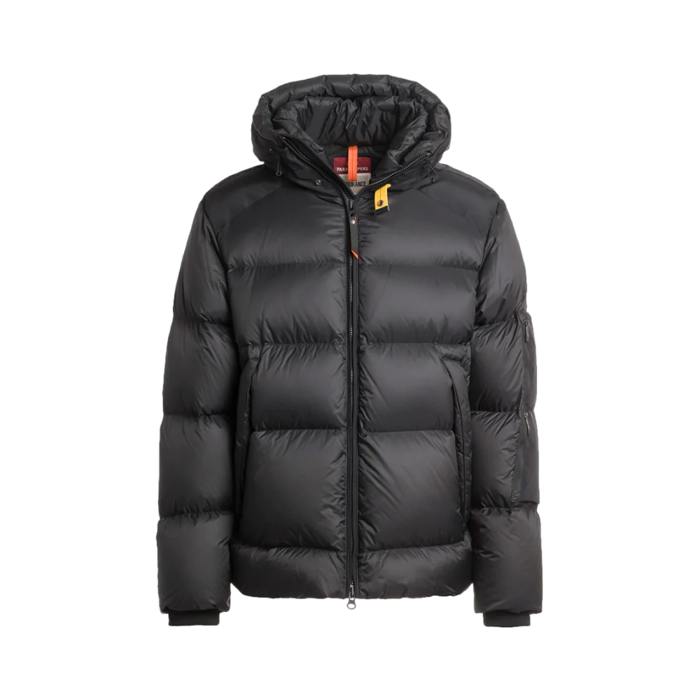 Tyrik Hooded Down Jacket - Black