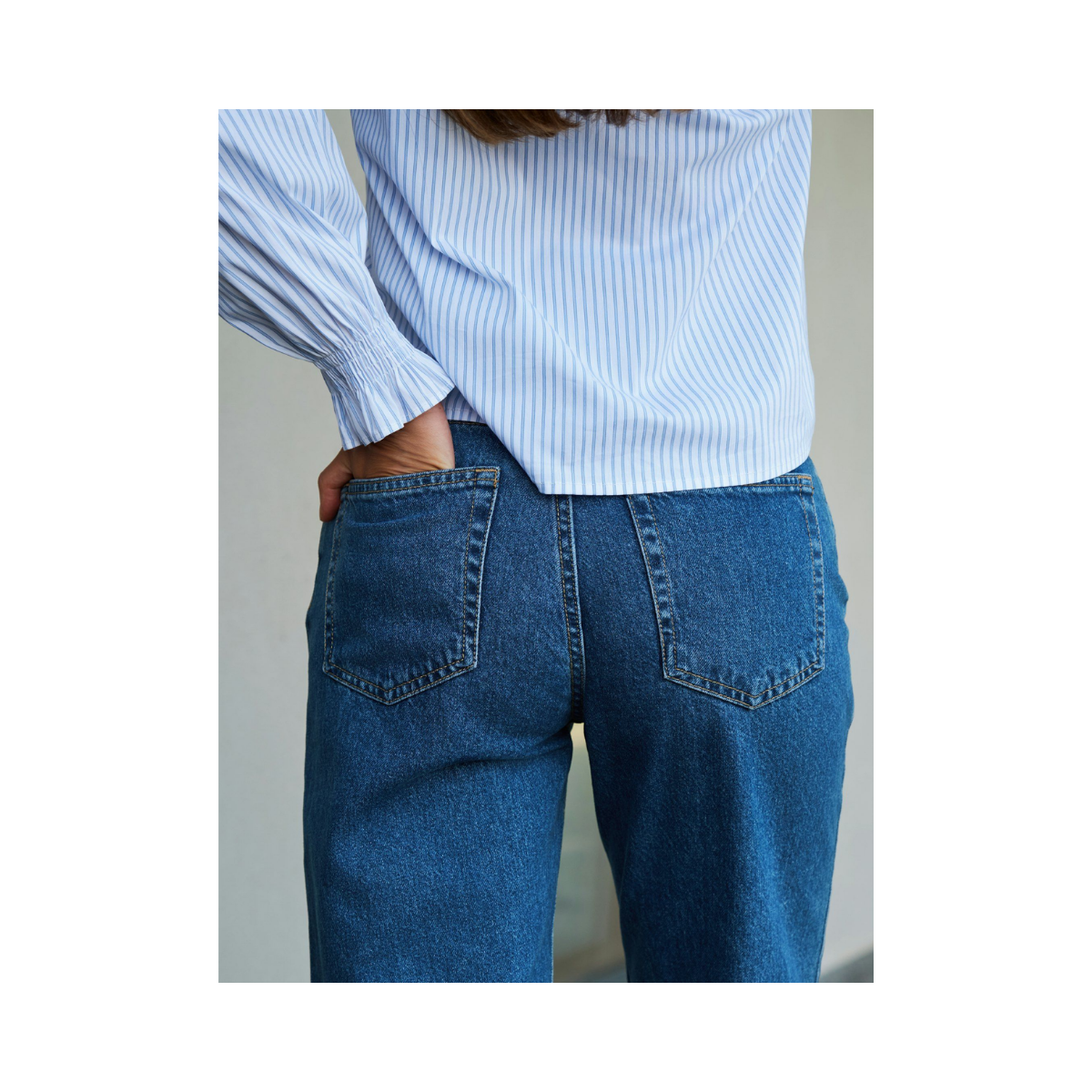 Simona D Pants - Stonewash