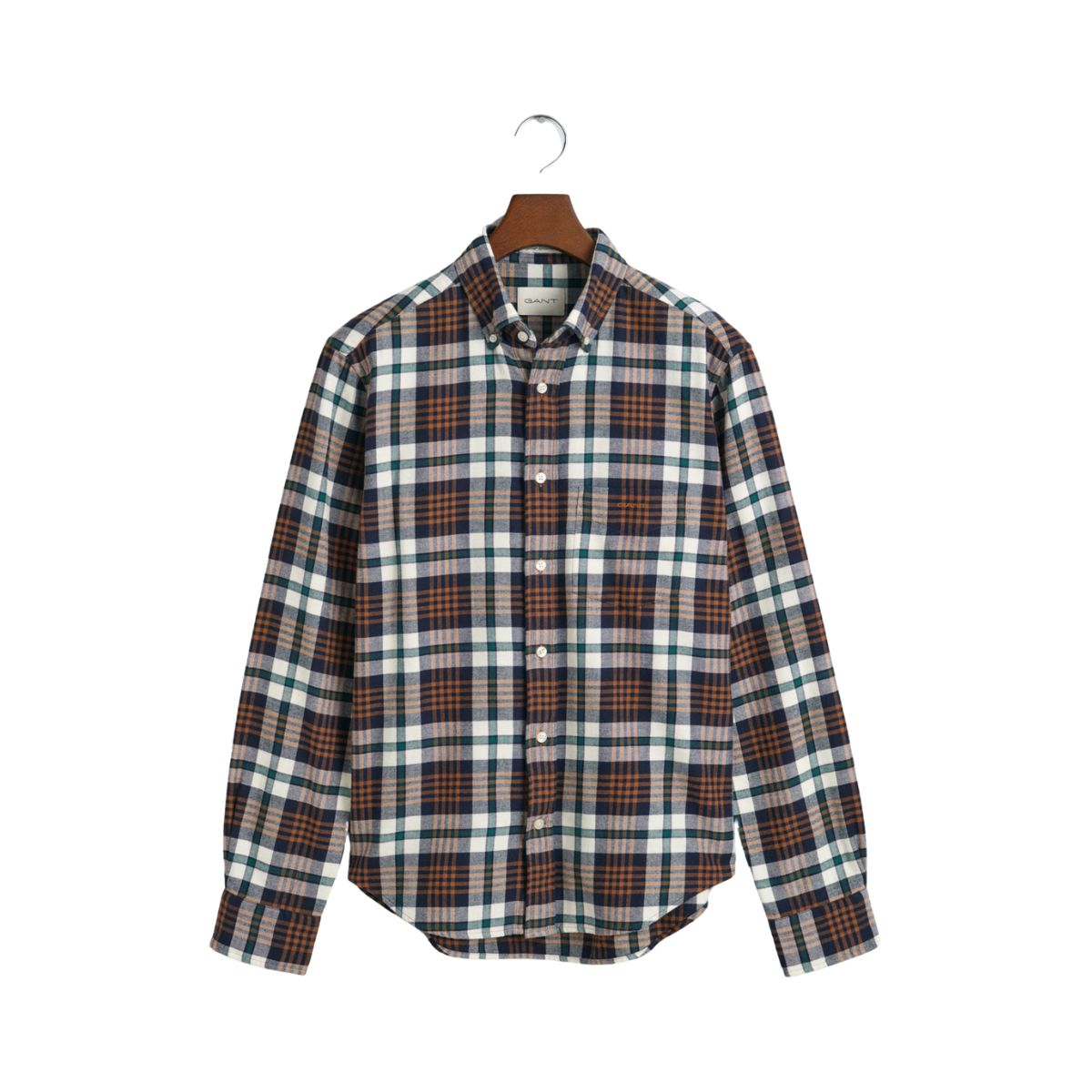 Regular Fit Plaid Flannel Shirt - Multi