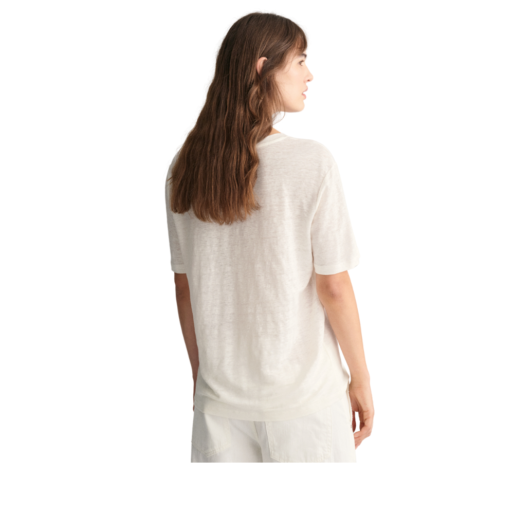 Linen T-Shirt - White