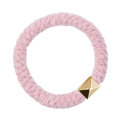 Fluffy Fat Hair Tie W/Gold - Cotton Candy