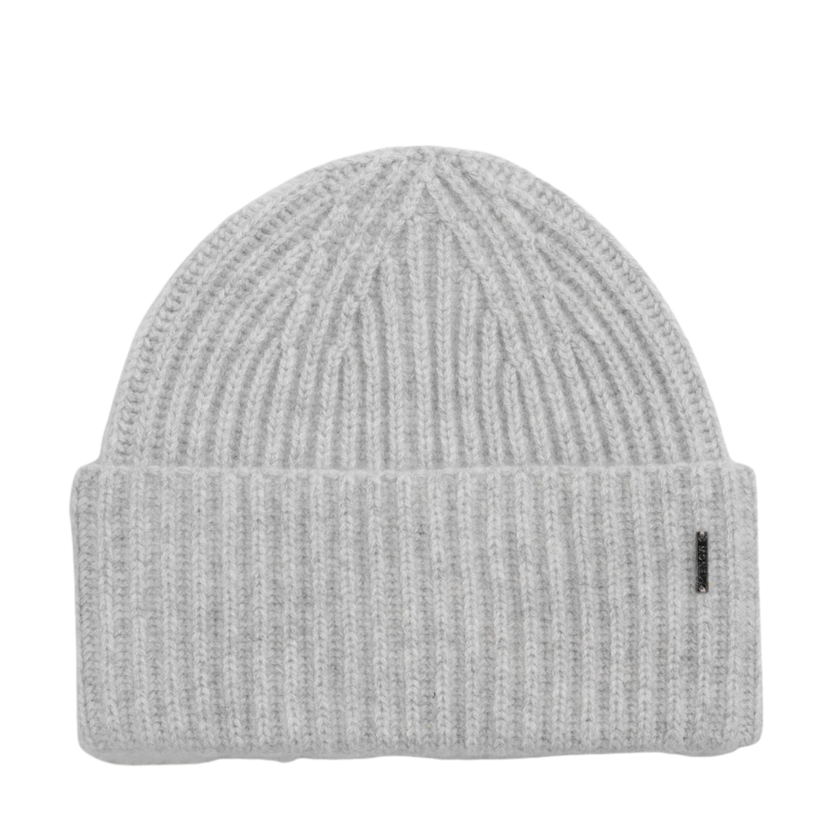Alba Cashmere Beanie - Medium Grey
