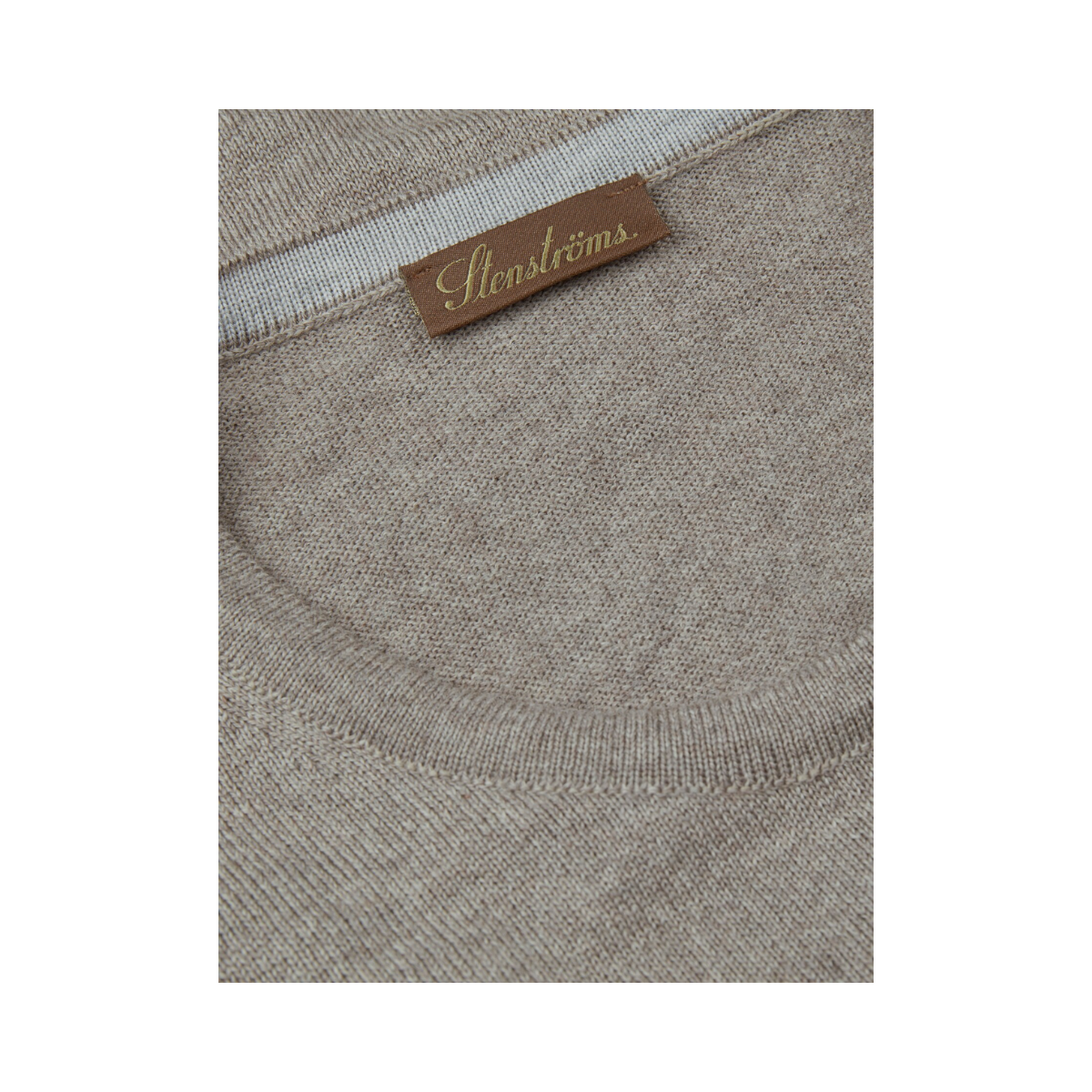 Merino Extrafine Crew Neck - Light Brown