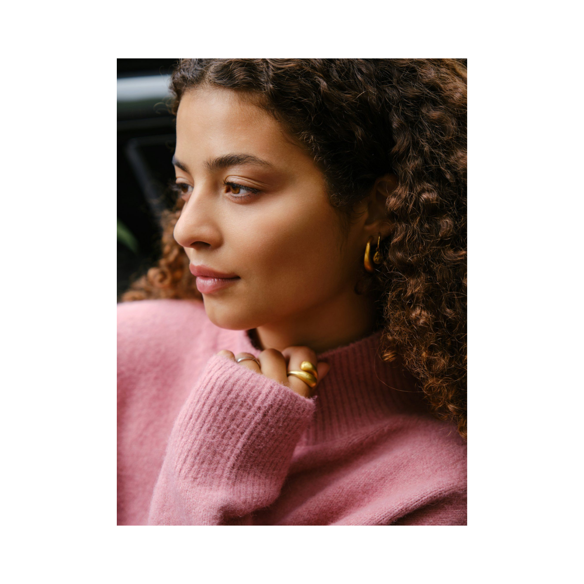 Paulina Knit Blouse - Rose