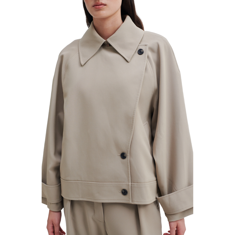 Silvia Trench Jacket - Beige