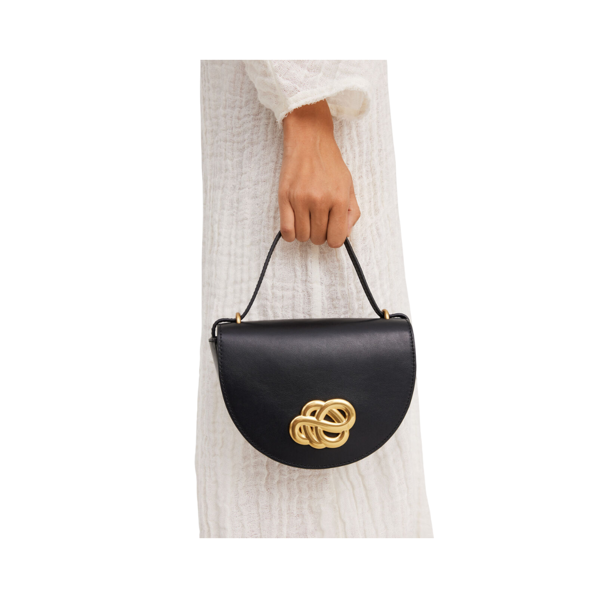 Cebelle leather shoulder bag - Black