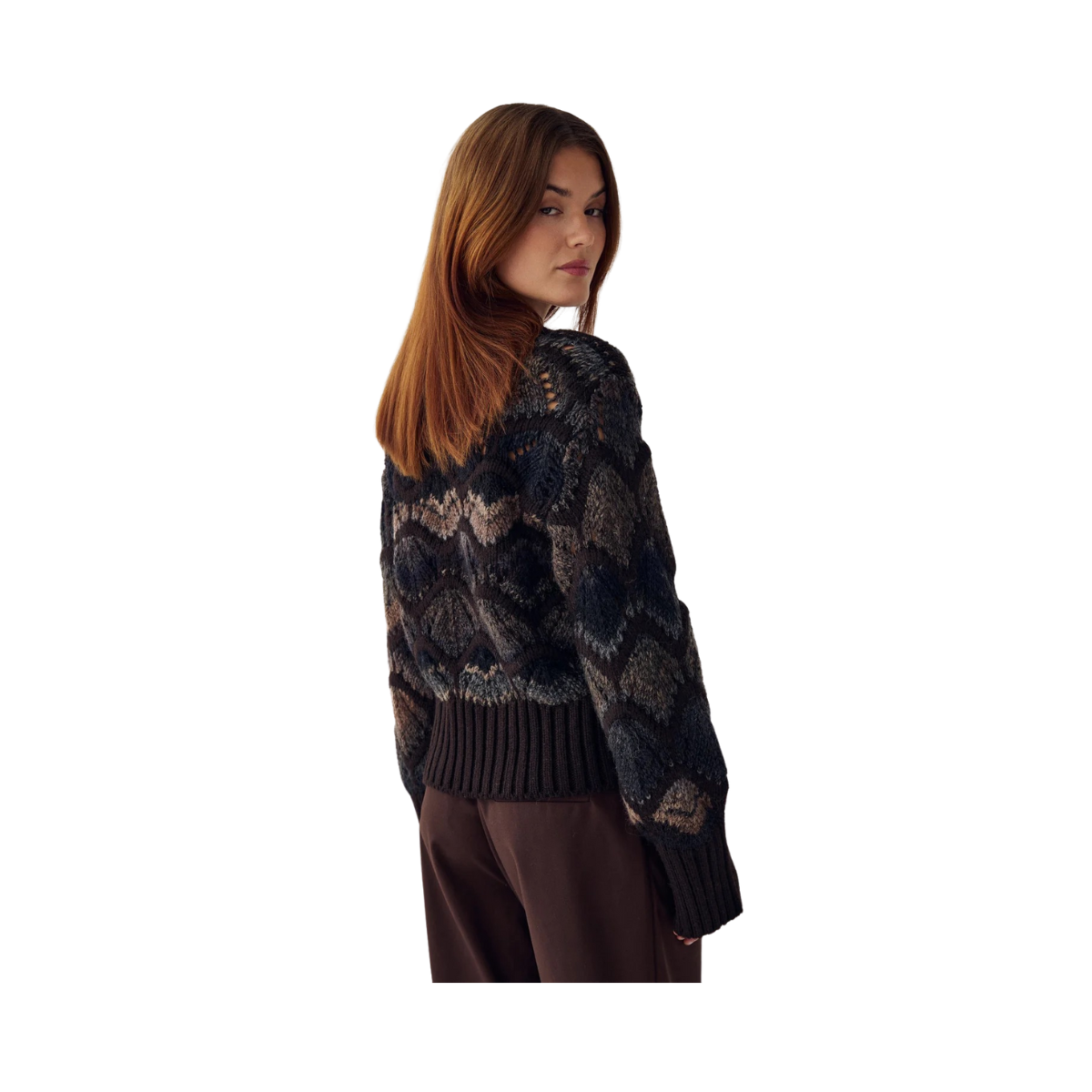 Latanna Knit - Brown Multi