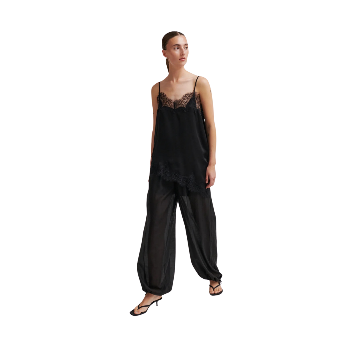 Lacia Strap Top - 8001 Black