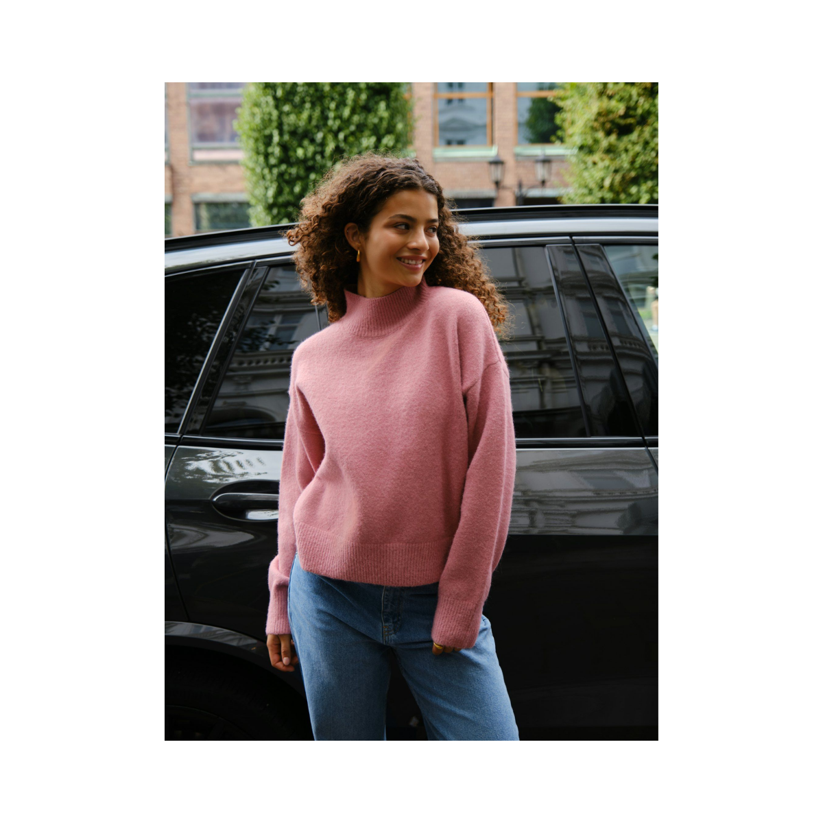 Paulina Knit Blouse - Rose