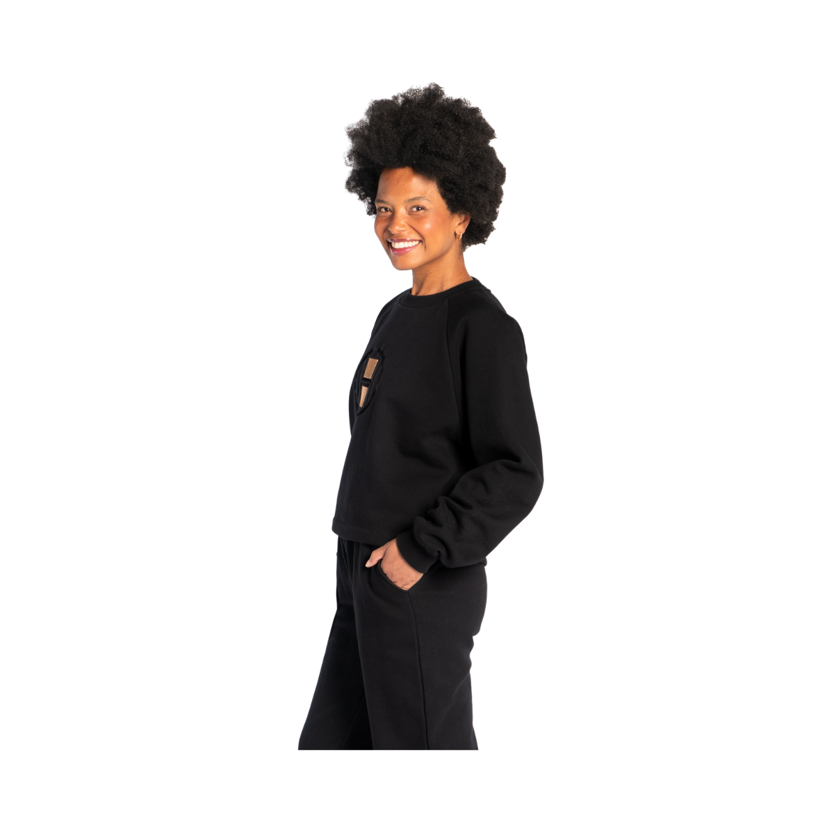 Eirin Sweatshirt - Jet Black