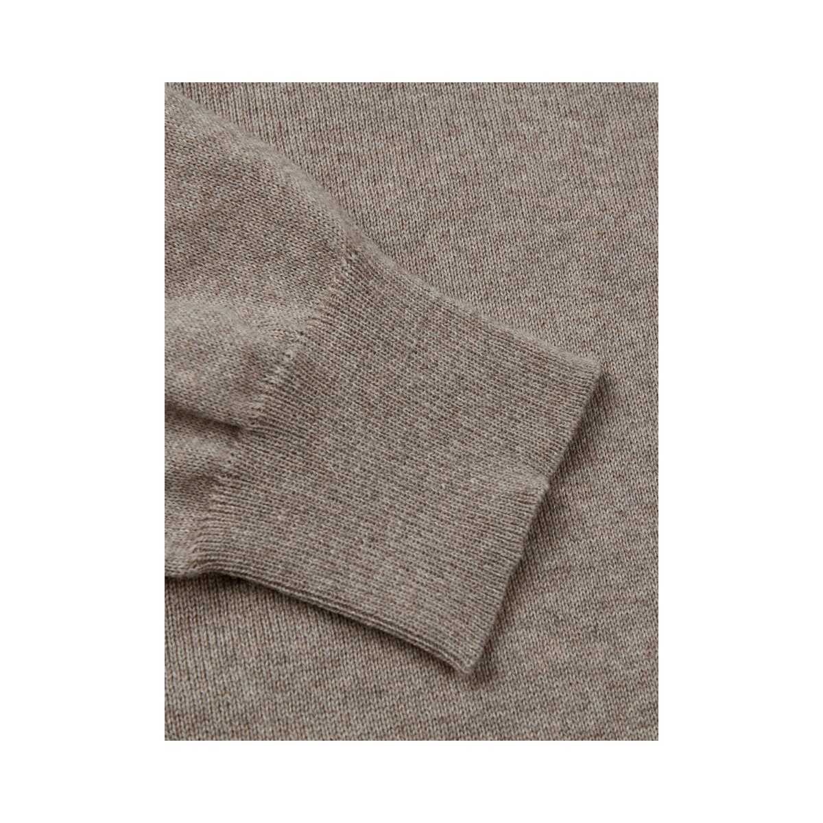 Merino Extrafine Crew Neck - Light Brown