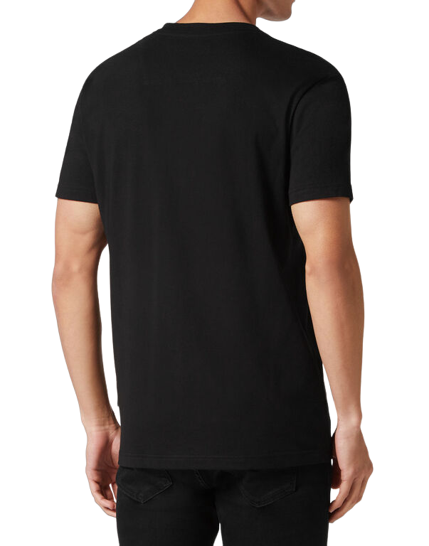 T-shirt Round Neck SS Chrome - Black