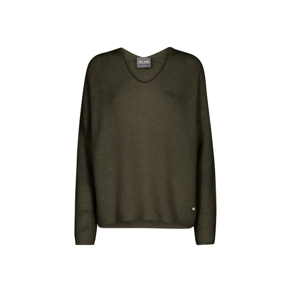 Thora V-Neck Knit - Green