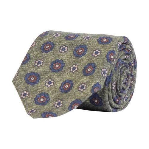 Classic Tie - 507 Olive Melange