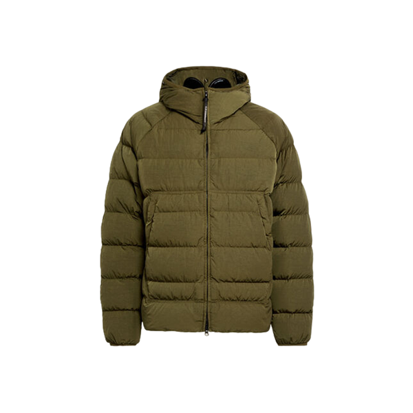 Eco-Chrome R Hooded Down Goggle Jacket - Green