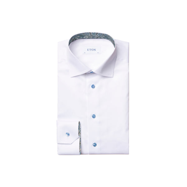Contemporary Fit Business Shirt - White