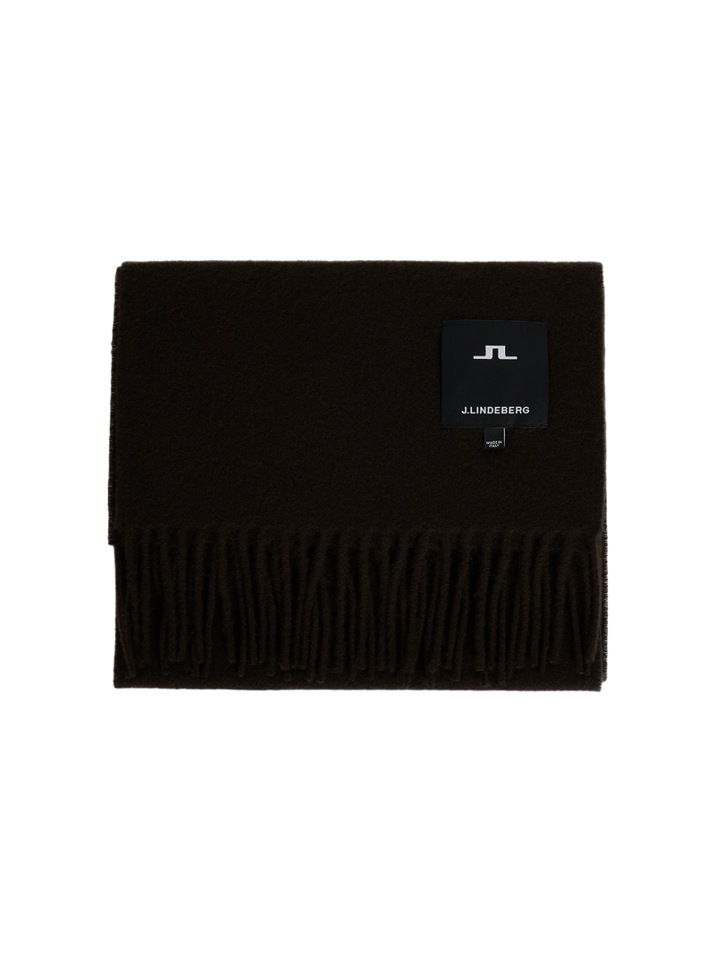 Champ Solid Wool Scarf - Brown