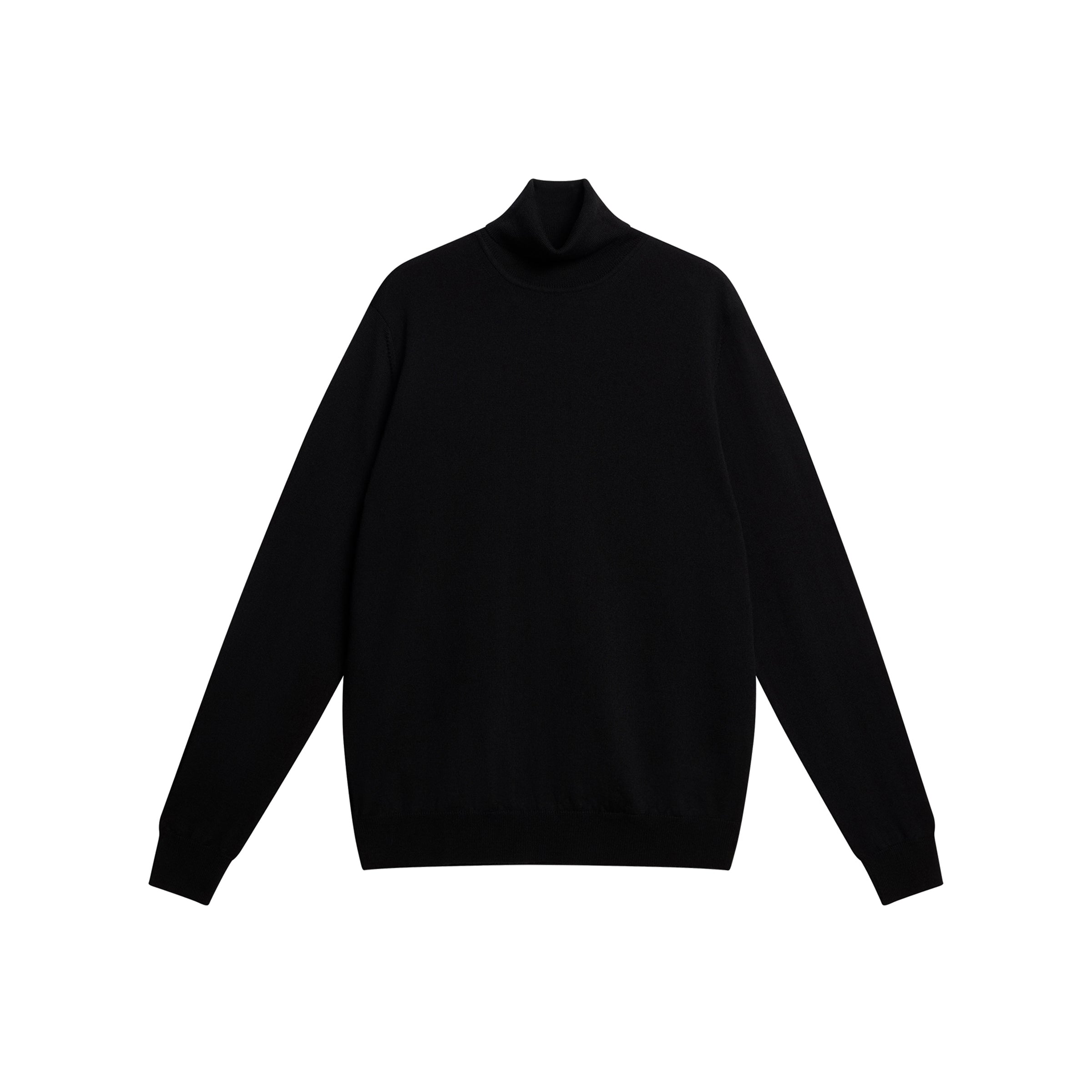 Lyd Merino Turtleneck Sweater - Black