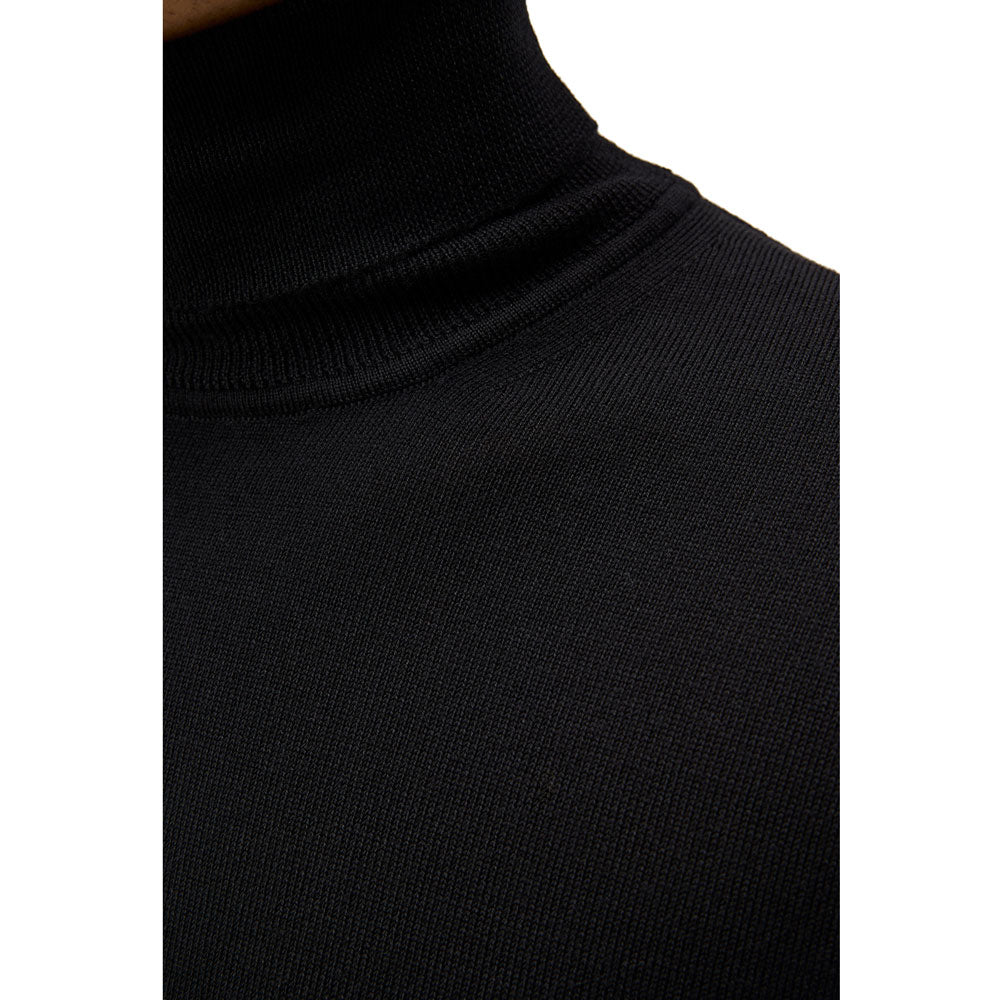 Lyd Merino Turtleneck Sweater - Black