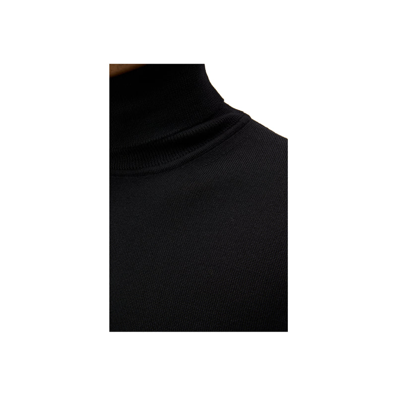 Lyd Merino Turtleneck Sweater - Black