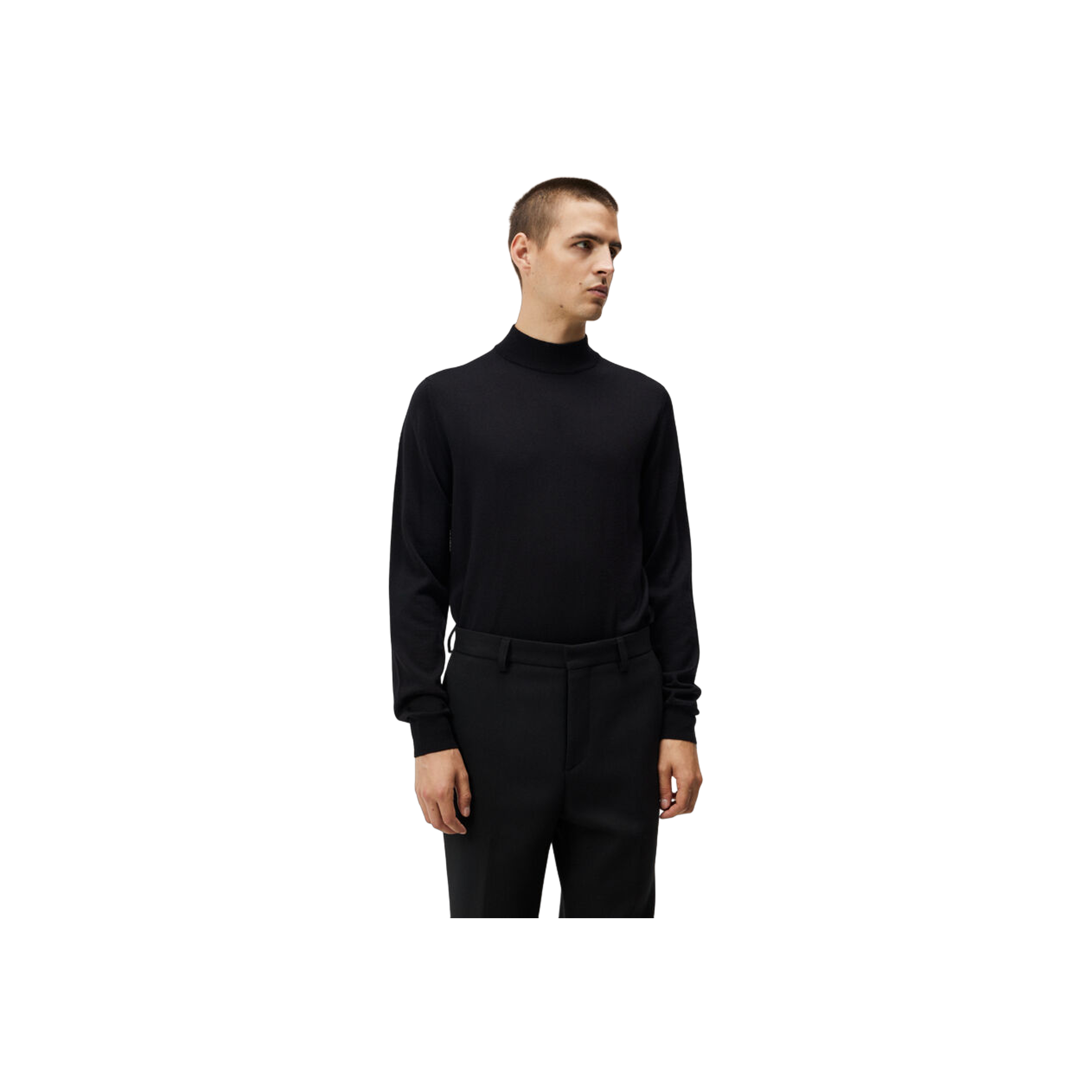 Norman Merino Turtle Neck - Black