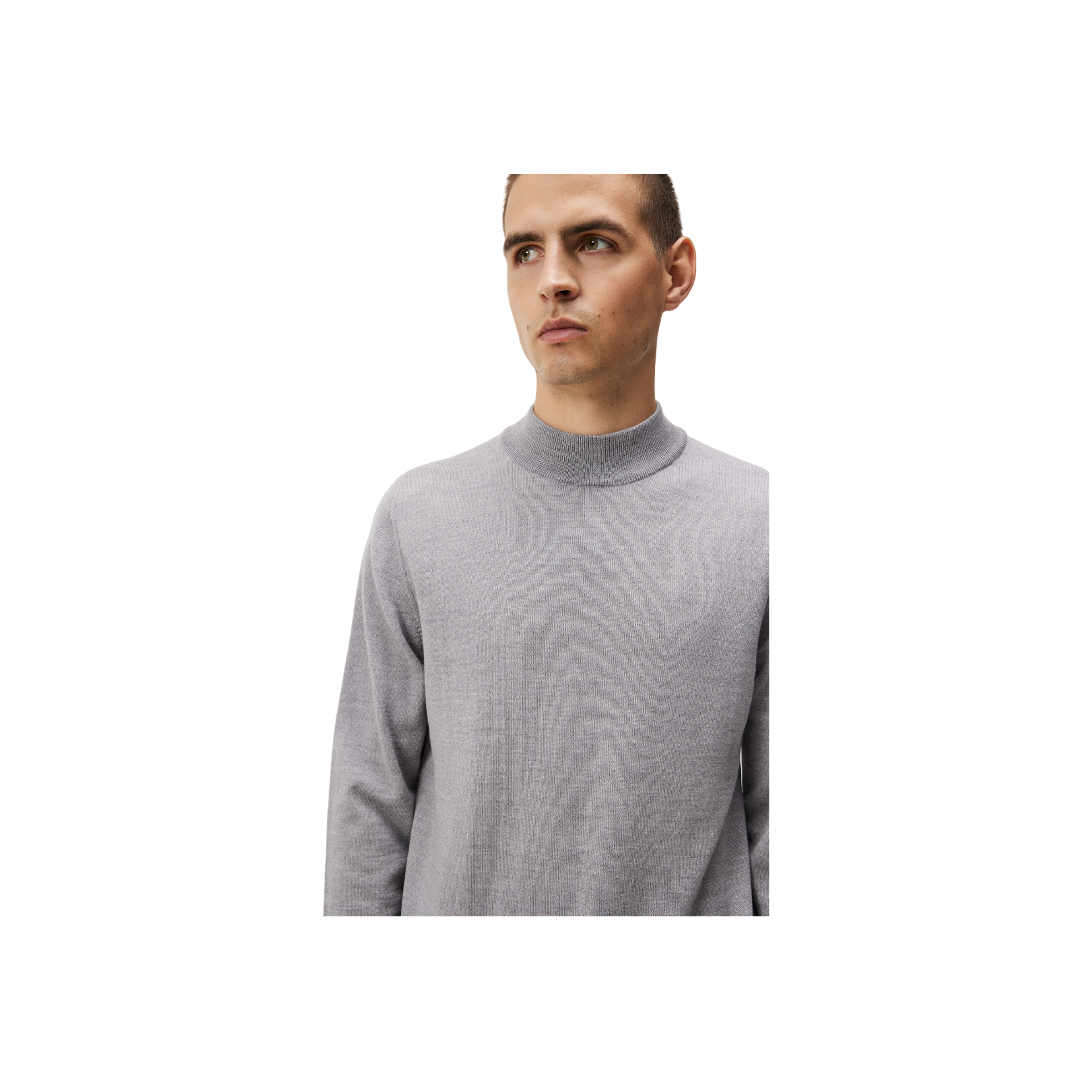 Norman Merino Turtle Neck - Grey