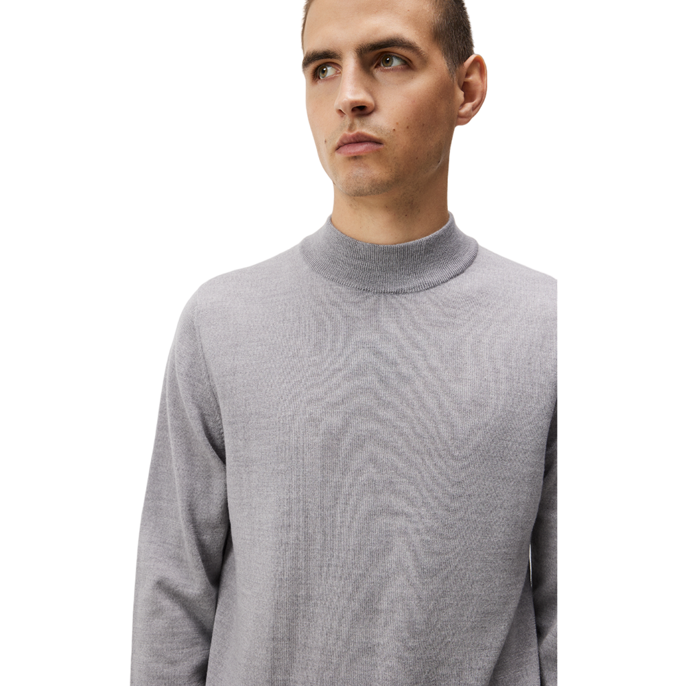 Norman Merino Turtle Neck - Grey