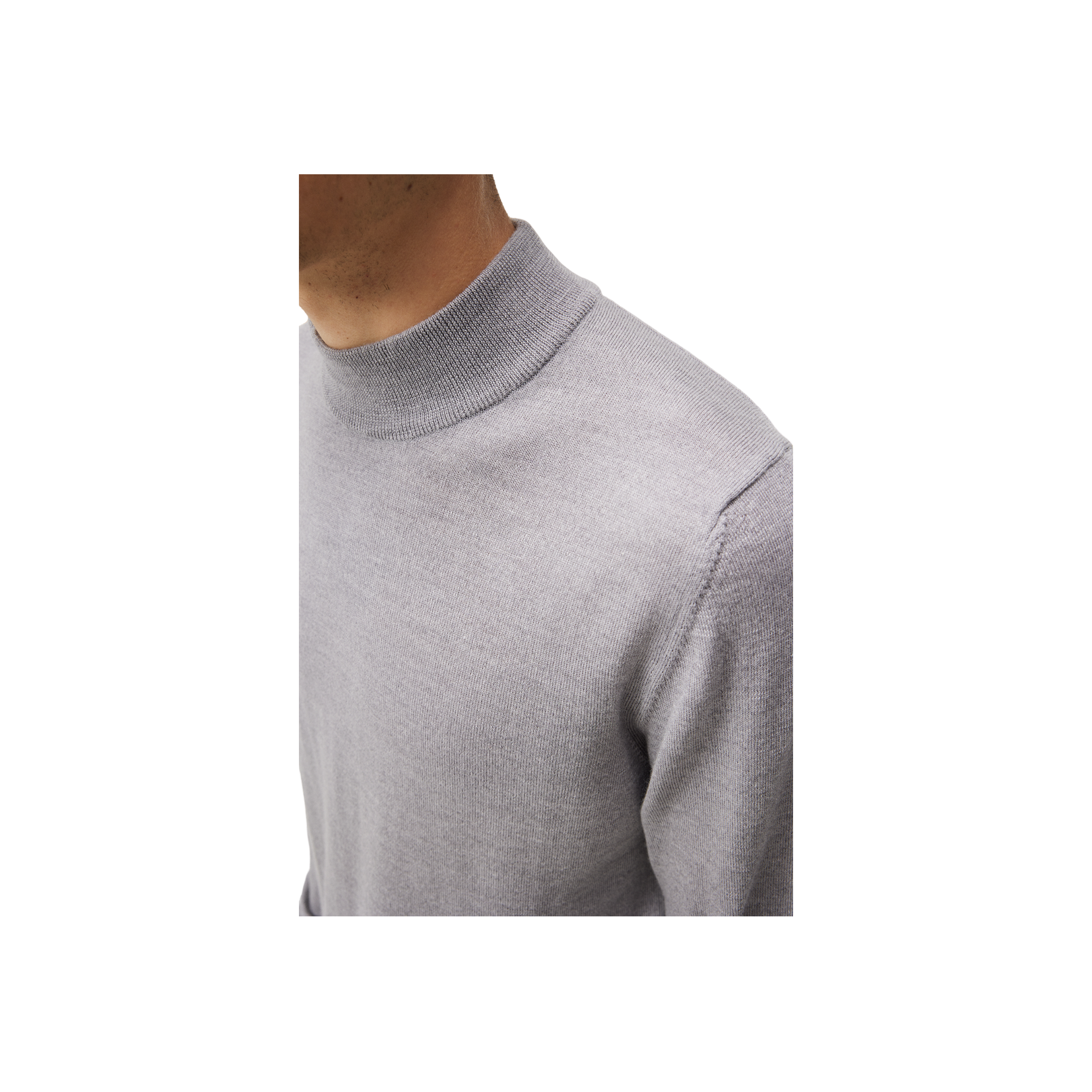 Norman Merino Turtle Neck - Grey