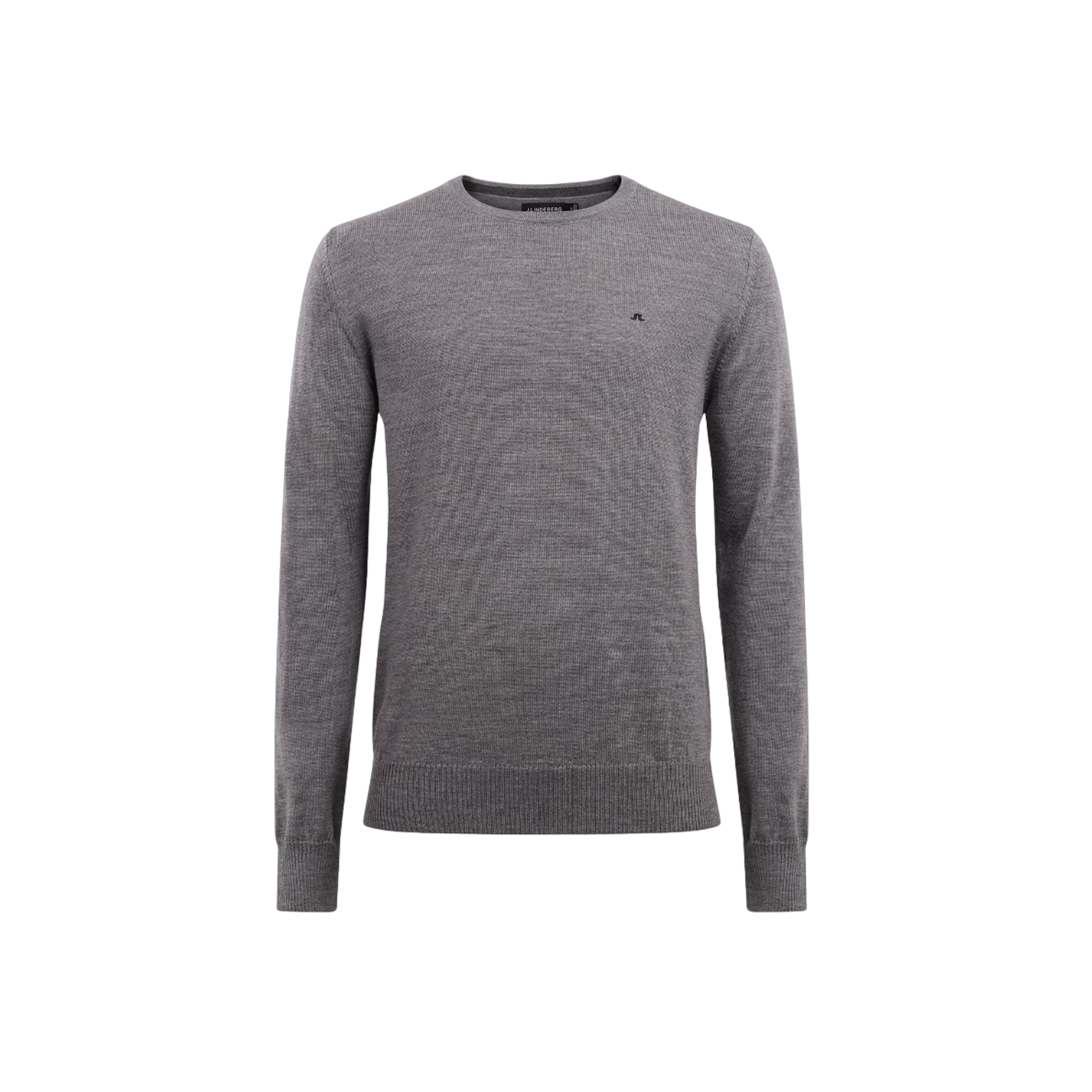 Lyle Merino Crew Neck Sweater - Grey