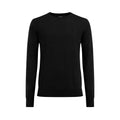 Lyle Merino Crew Neck Sweater - Black