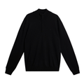 Kiyan Quarter Zip Sweater - Black