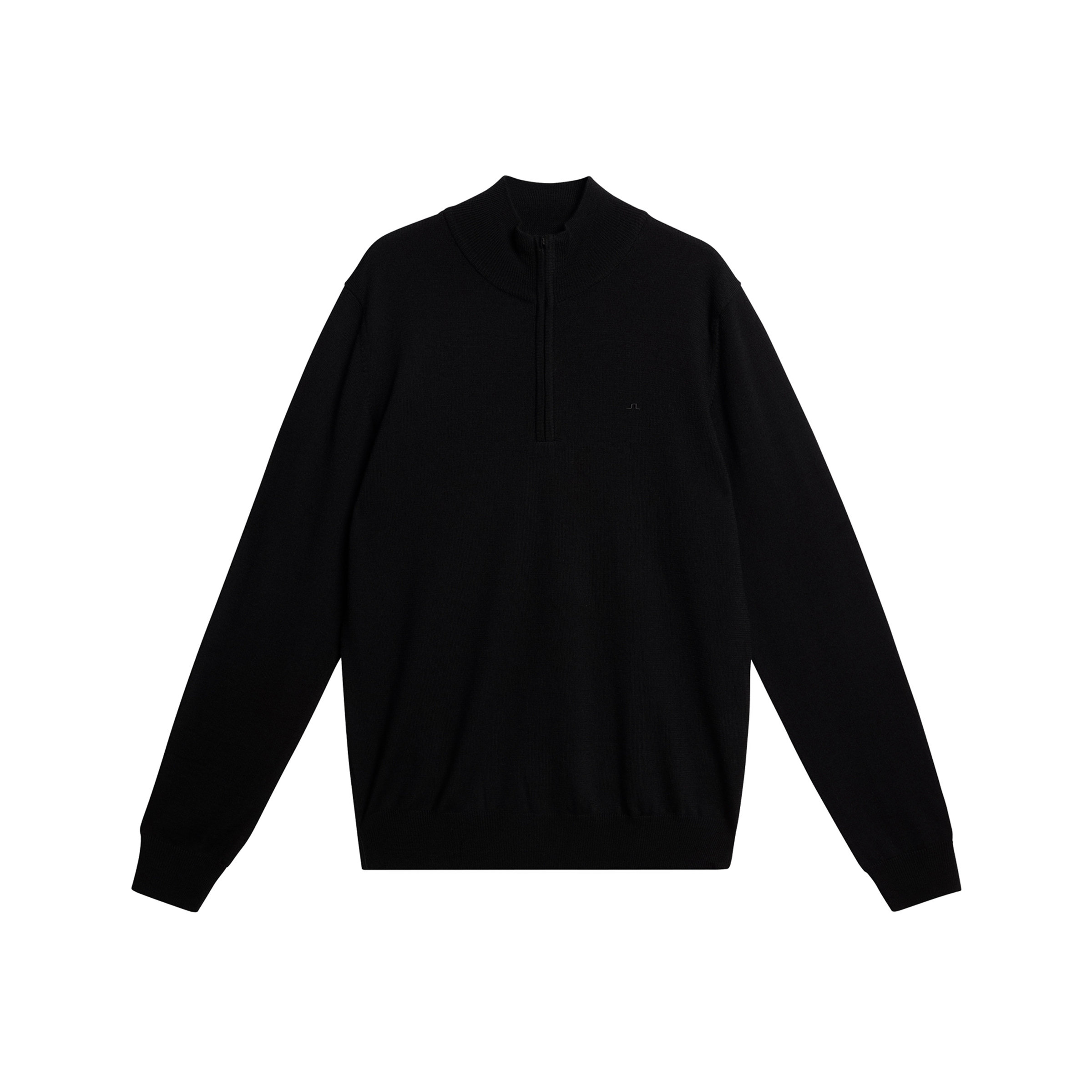 Kiyan Quarter Zip Sweater - Black