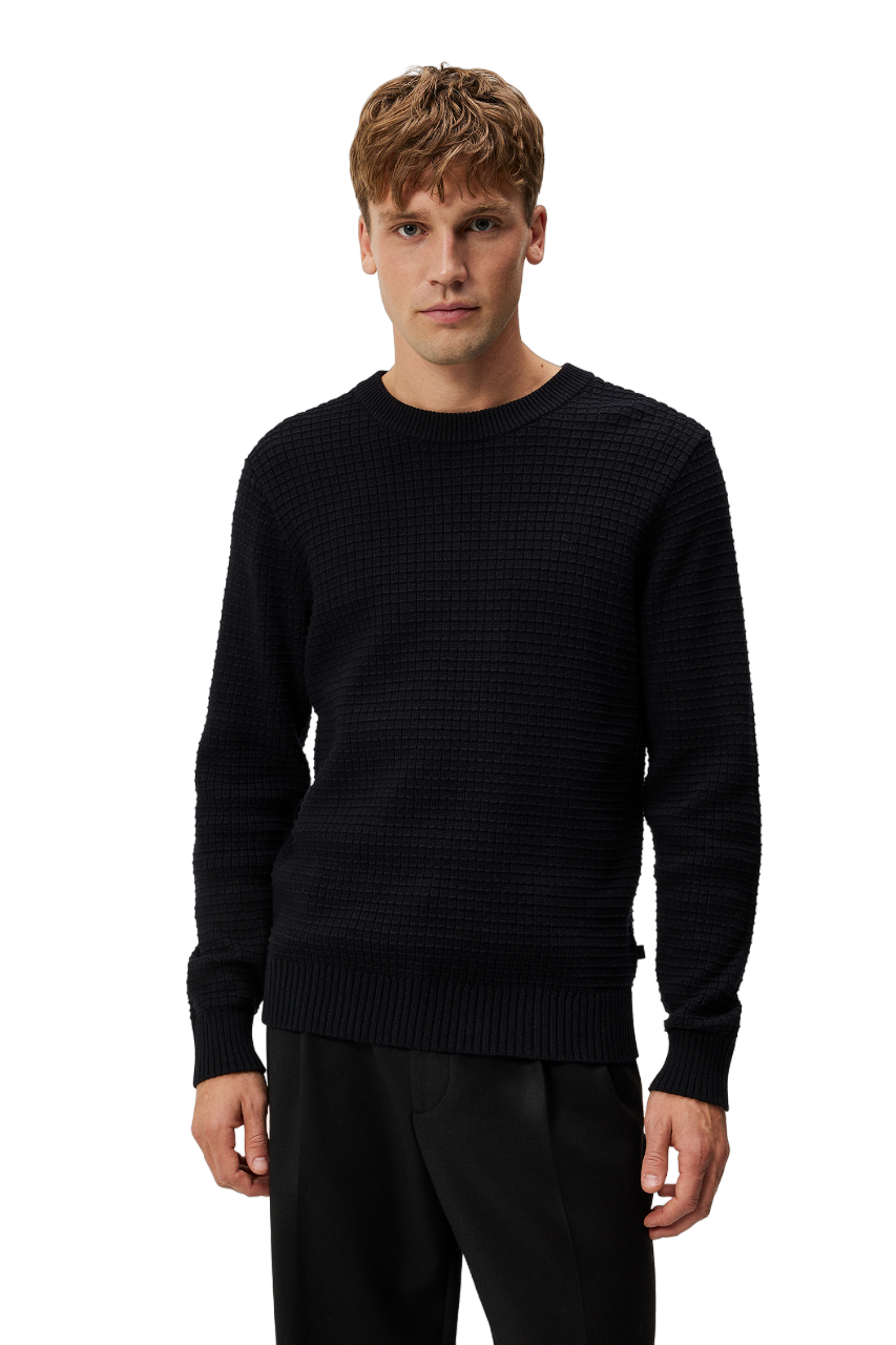 Archer Structure Sweater - Black