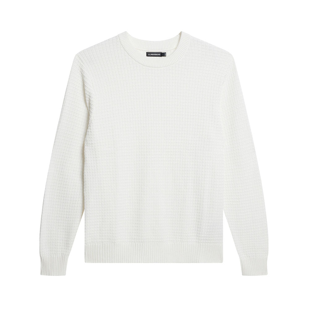 Archer Structure Sweater - White